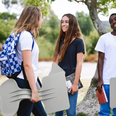 ECR4Kids The Surf Portable Lap Desk, Flexible Seating, One-Piece Writing Table, (10-Pack) - Image 3