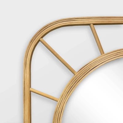 Bamboo Square Kids' Mirror - Pillowfort™ - Image 2