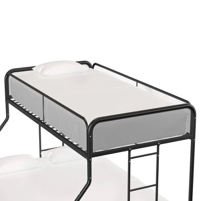 Twin Over Full Jeremy Bunk Bed With Storage Drawers Black - Room & Joy - Image 5