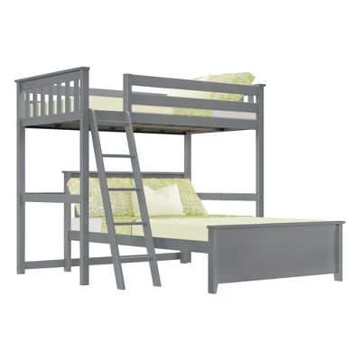 Max & Lily L-Shaped Twin Over Full Bunk Bed - Image 6