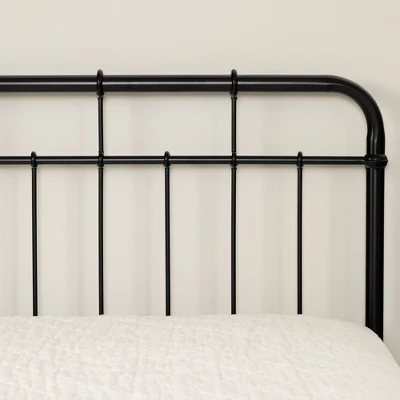 Vito Metal Complete Bed Pure Black - South Shore - Image 5