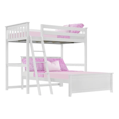 Max & Lily L-Shaped Twin Over Full Bunk Bed - Image 5