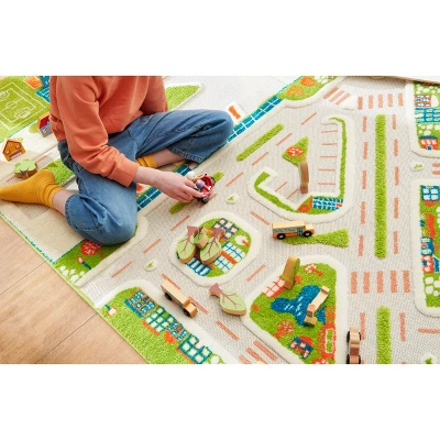 52.5"x71" Mini City 3D Play Rug - IVI - Image 13