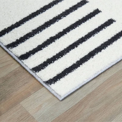 Booth Geometric Striped Kids' Rug - Balta Rugs - Image 3
