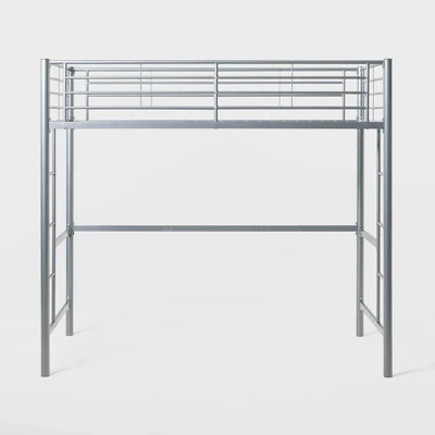 Twin Size Metal Platform Loft Bed - Saracina Home - Image 2