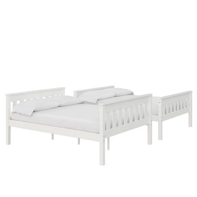 Full Over Full Petty Wood Bunk Bed With USB Port - Room & Joy - Image 8