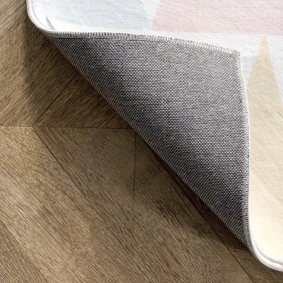 NuLOOM Penny Kids Geometric Nursery Or Playroom Area Rug - Image 3