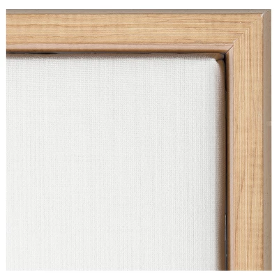 24" X 18" Baby Goat Framed Canvas Art Natural - Uniek - Image 2