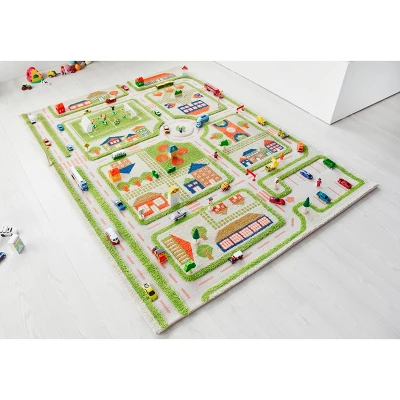 52.5"x71" Traffic Green 3D Play Rug - IVI - Image 10