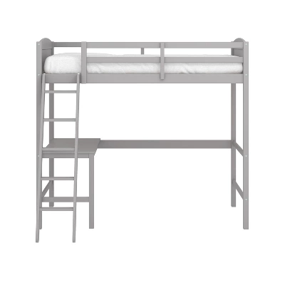 Twin Alexis Wood Arch Loft Bed With Desk - Hillsdale Furniture - Image 4