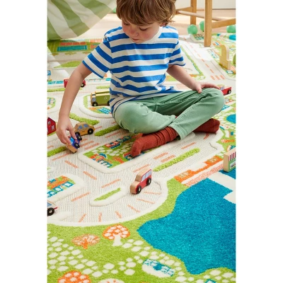 52.5"x71" Mini City 3D Play Rug - IVI - Image 17