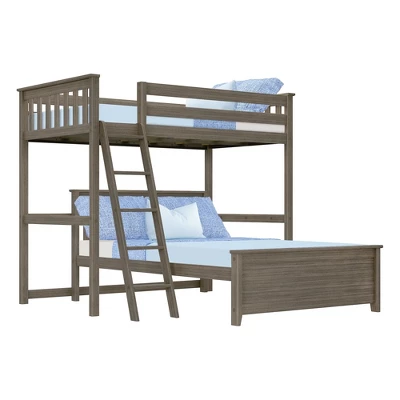 Max & Lily L-Shaped Twin Over Full Bunk Bed - Image 7