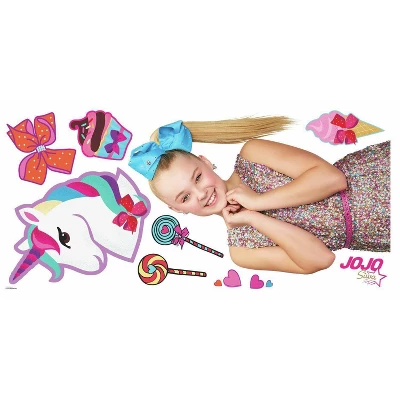 Roommates JoJo Siwa Unicorn Dream Peel And Stick Giant Wall Decal - Image 2