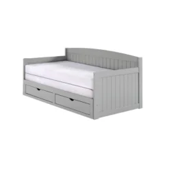 King Harmony Daybed With Conversion Dove Gray - Alaterre Furniture