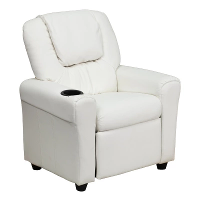 Emma And Oliver Contemporary Kids Recliner With Cup Holder And Headrest - Image 15