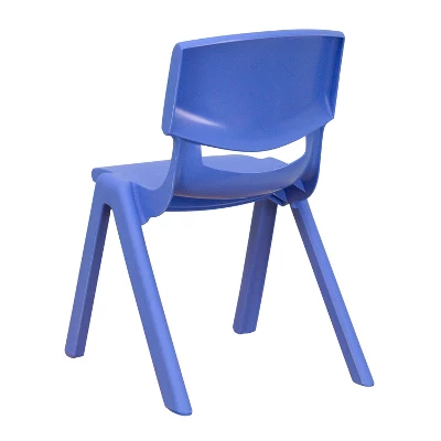 Emma And Oliver 2 Pack Plastic Stackable School Chair With 12"H Seat, Preschool Seating - Image 6