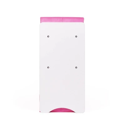 Kids' Toy Storage Organizer With 9 Collapsible Fabric Storage Bins White/pink - Humble Crew - Image 3