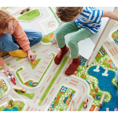 52.5"x71" Mini City 3D Play Rug - IVI - Image 11