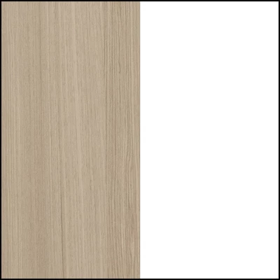 Yodi 2 Drawer Nightstand Soft Elm/White - South Shore - Image 9