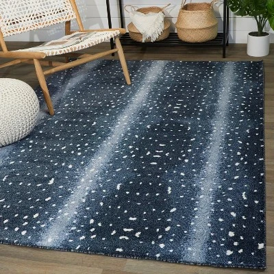 Polly Animal Print Kids' Rug Navy Blue - Balta Rugs - Image 4
