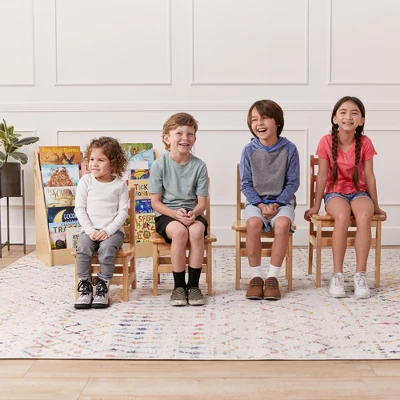 ECR4Kids Three Rung Ladderback Chair, Classroom Seating, Natural, 2-Pack - Image 5