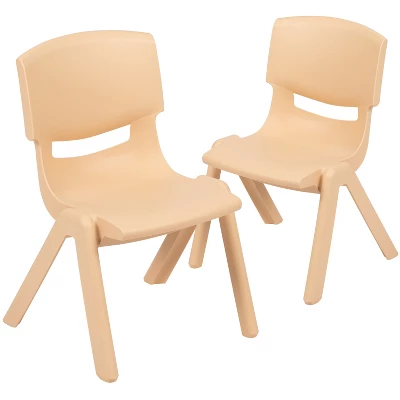 Flash Furniture 2 Pack Plastic Stackable School Chair With 10.5" Seat Height - Image 14