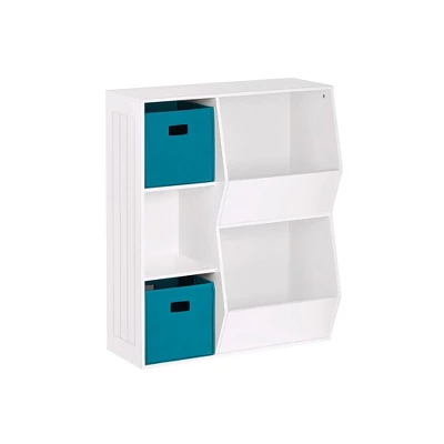 3pc Kids' Floor Cabinet With 2 Bins Set - RiverRidge Home - Image 10