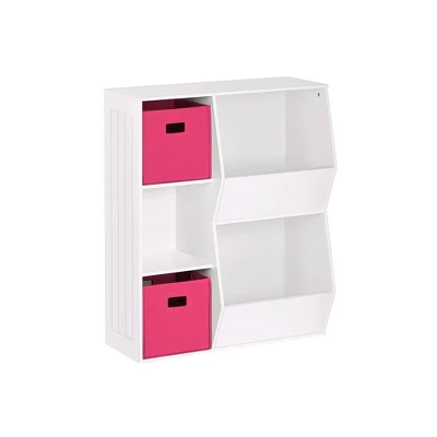 3pc Kids' Floor Cabinet With 2 Bins Set - RiverRidge Home - Image 12