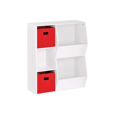 3pc Kids' Floor Cabinet With 2 Bins Set - RiverRidge Home - Image 5