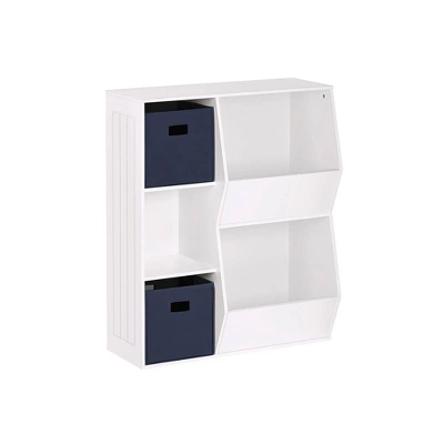 3pc Kids' Floor Cabinet With 2 Bins Set - RiverRidge Home - Image 6