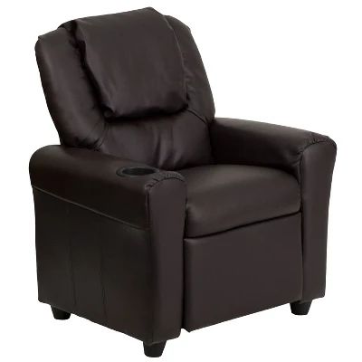 Flash Furniture Contemporary Kids Recliner With Cup Holder And Headrest - Image 13