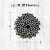 Zinnias Wall Decor - Decalcomania