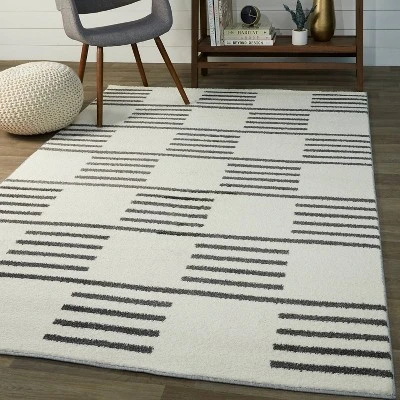 Booth Geometric Striped Kids' Rug - Balta Rugs